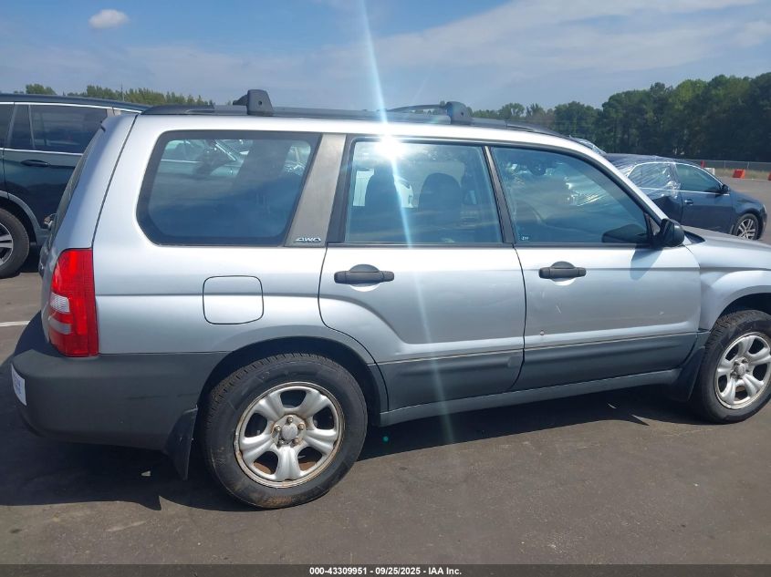 2003 Subaru Forester X VIN: JF1SG63653G732004 Lot: 43309951