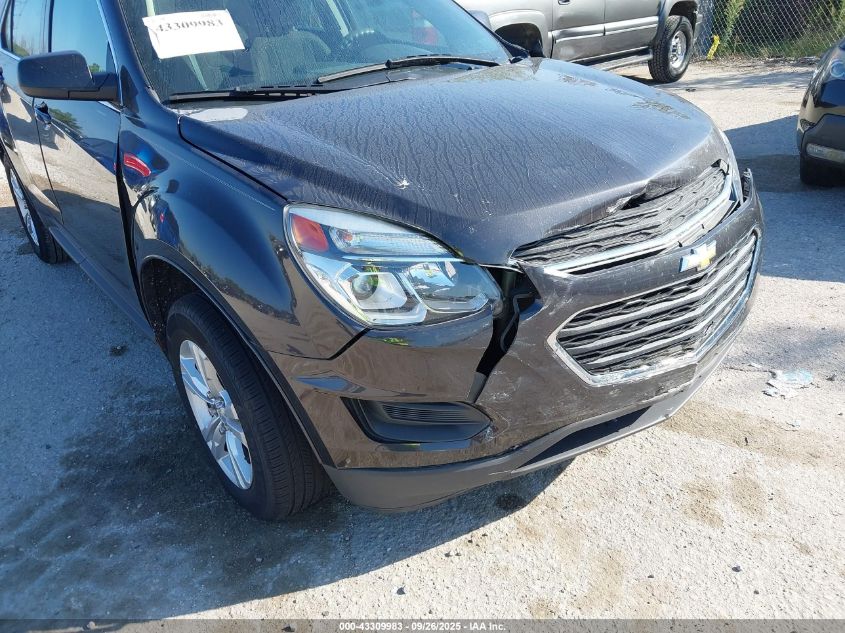 2016 Chevrolet Equinox Ls VIN: 2GNALBEK4G6101911 Lot: 43309983