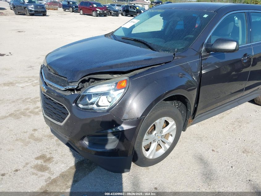 2016 Chevrolet Equinox Ls VIN: 2GNALBEK4G6101911 Lot: 43309983