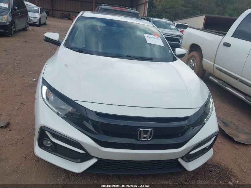 2020 Honda Civic Ex-L VIN: SHHFK7H89LU210057 Lot: 43309989