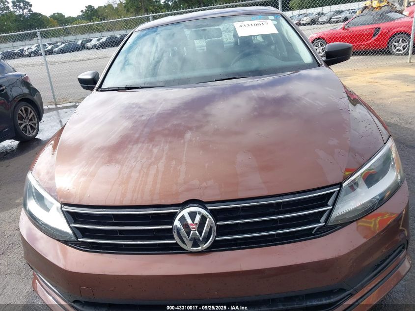 2016 Volkswagen Jetta 1.4T S VIN: 3VW267AJ9GM389152 Lot: 43310017
