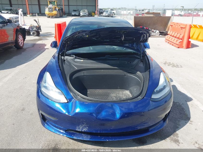 2018 Tesla Model 3 Long Range/Mid Range VIN: 5YJ3E1EA8JF041873 Lot: 43310018