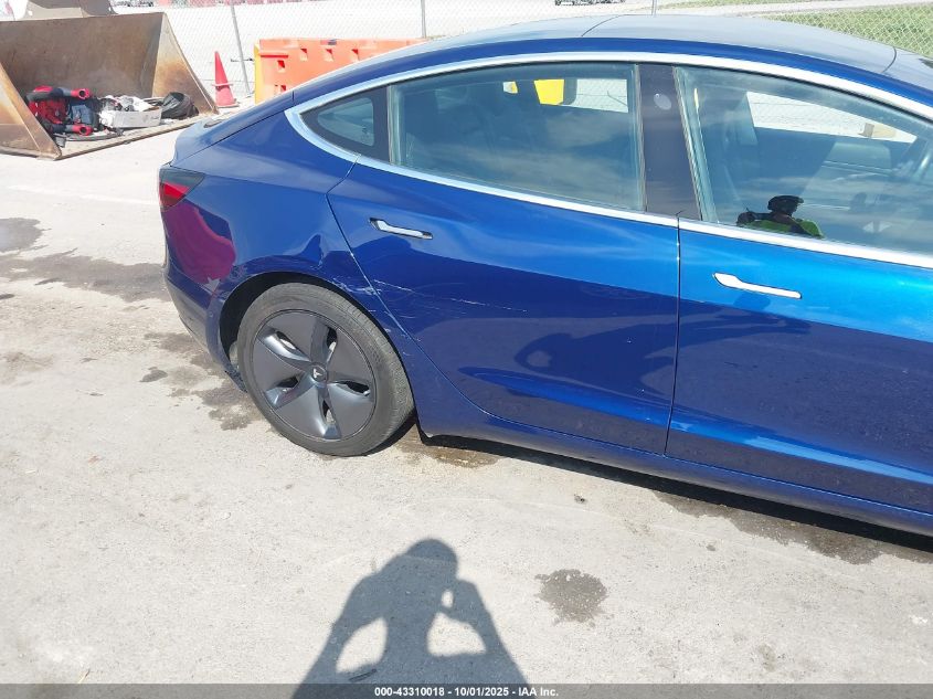 2018 Tesla Model 3 Long Range/Mid Range VIN: 5YJ3E1EA8JF041873 Lot: 43310018