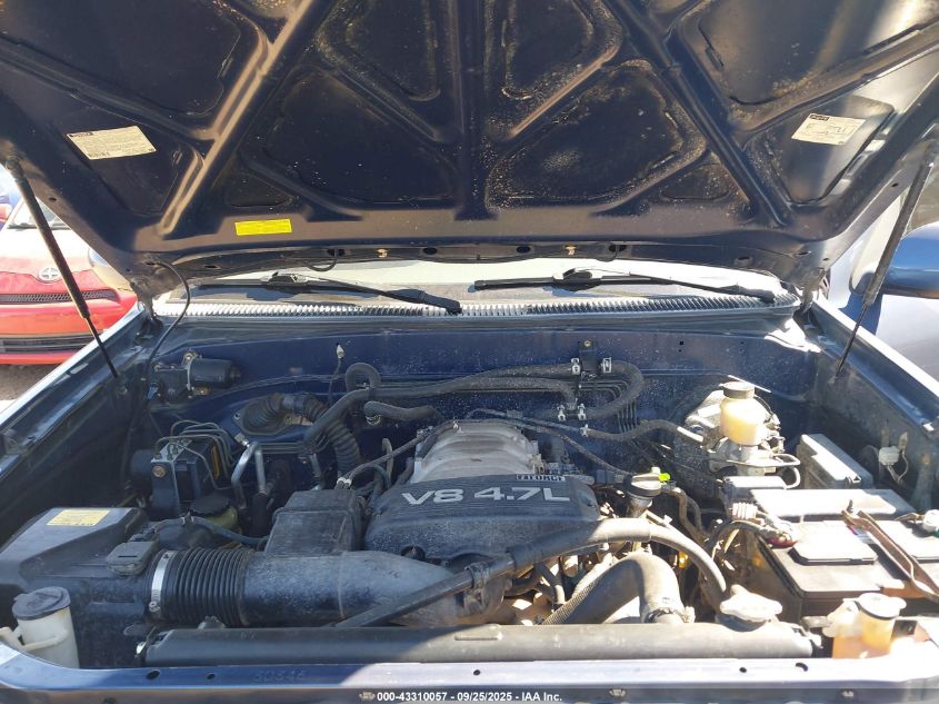 2004 Toyota Sequoia Sr5 V8 VIN: 5TDZT34A84S231136 Lot: 43310057