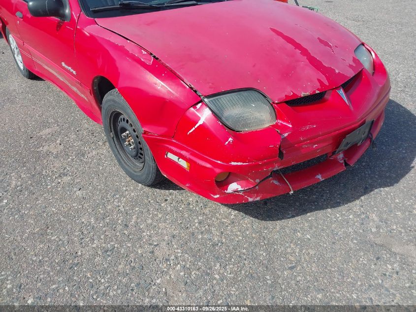 2001 Pontiac Sunfire Se VIN: 1G2JB124217206261 Lot: 43310163