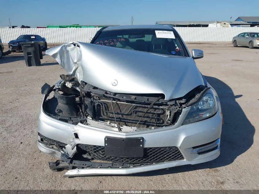 2013 Mercedes-Benz C 250 Sport VIN: WDDGF4HB2DR301287 Lot: 43310192