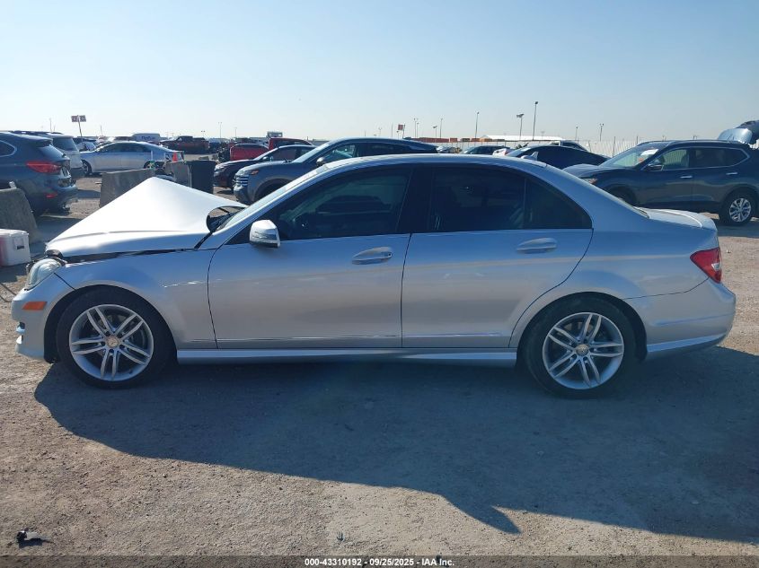 2013 Mercedes-Benz C 250 Sport VIN: WDDGF4HB2DR301287 Lot: 43310192