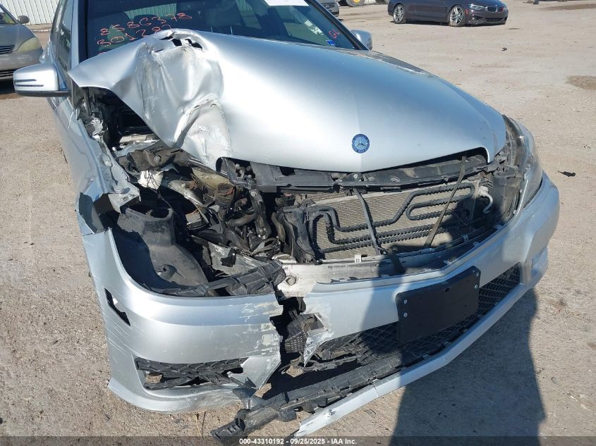 2013 Mercedes-Benz C 250 Sport VIN: WDDGF4HB2DR301287 Lot: 43310192