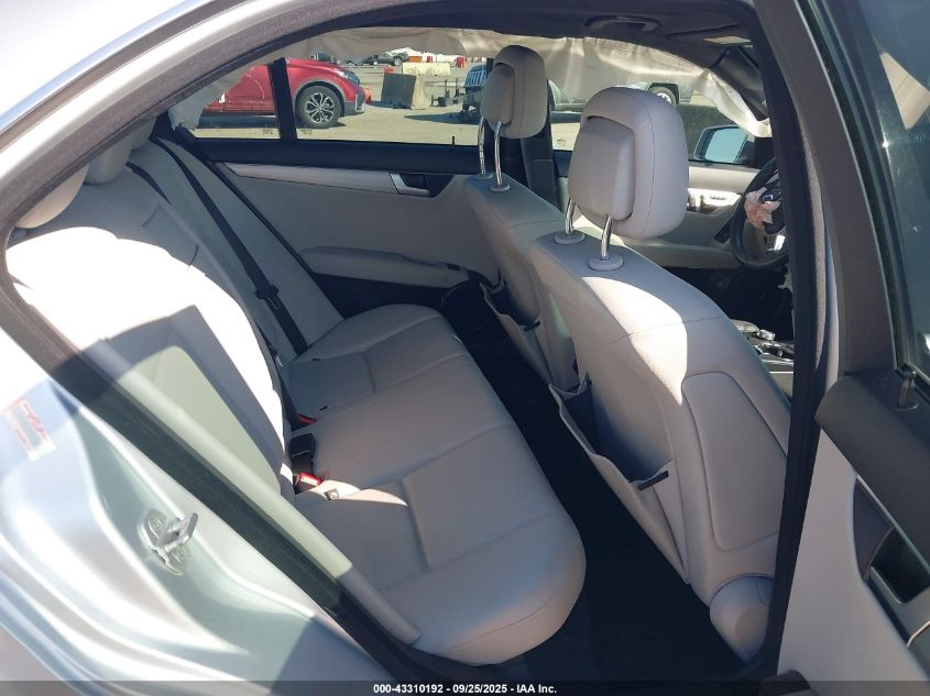 2013 Mercedes-Benz C 250 Sport VIN: WDDGF4HB2DR301287 Lot: 43310192