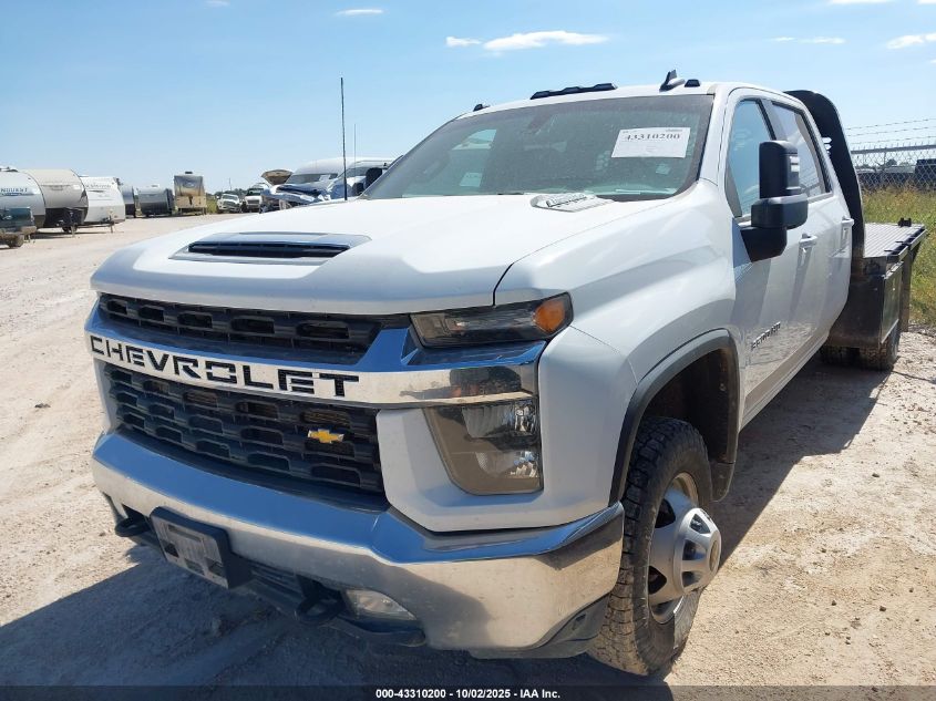 2022 Chevrolet Silverado 3500Hd Chassis Lt VIN: 1GB4YTEYXNF340257 Lot: 43310200
