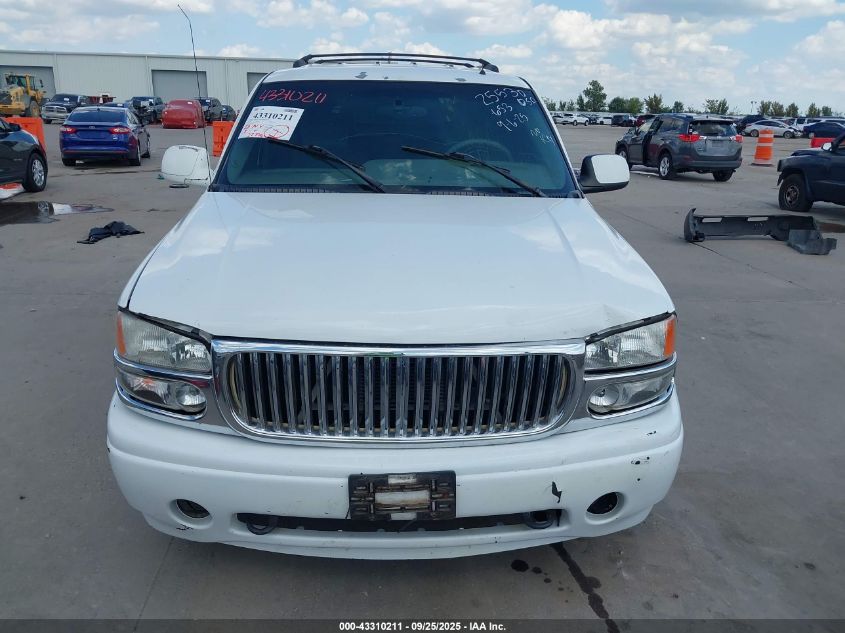 2002 GMC Yukon Denali VIN: 1GKEK63U72J213739 Lot: 43310211