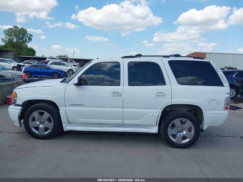 2002 GMC Yukon Denali VIN: 1GKEK63U72J213739 Lot: 43310211