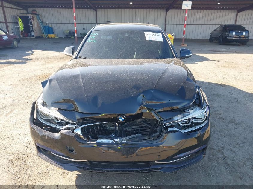 2017 BMW 330I xDrive VIN: WBA8D9G31HNU62610 Lot: 43310255