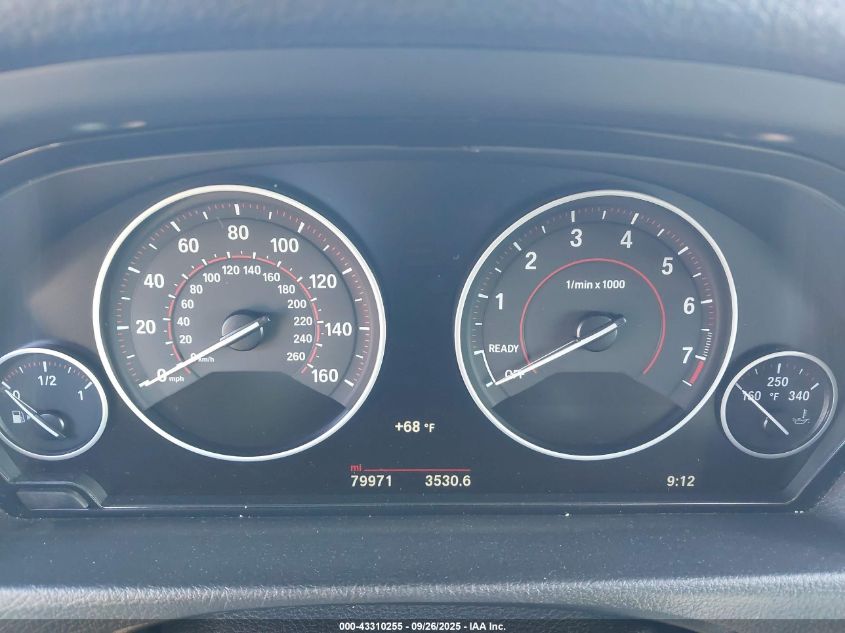 2017 BMW 330I xDrive VIN: WBA8D9G31HNU62610 Lot: 43310255