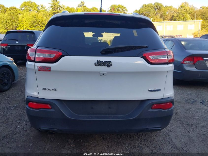 2016 Jeep Cherokee Latitude VIN: 1C4PJMCB9GW296403 Lot: 43310310