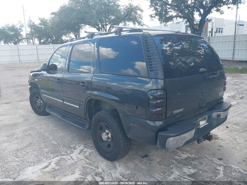 2005 Chevrolet Tahoe Lt VIN: 1GNEC13T65J224553 Lot: 43310329