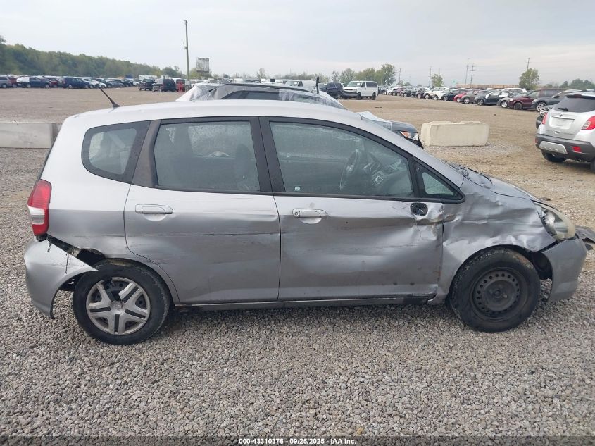 2007 Honda Fit VIN: JHMGD38417S013512 Lot: 43310376