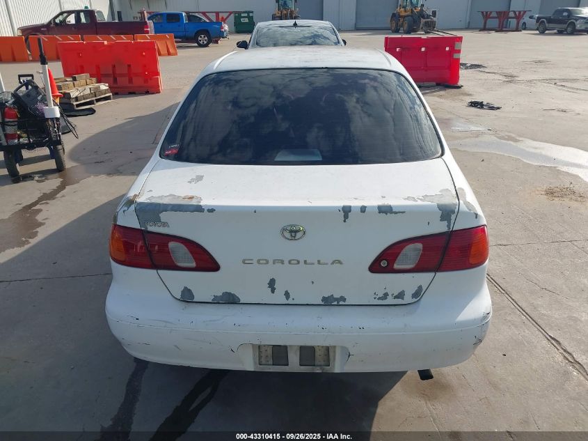 1998 Toyota Corolla Le VIN: 1NXBR18E8WZ127466 Lot: 43310415