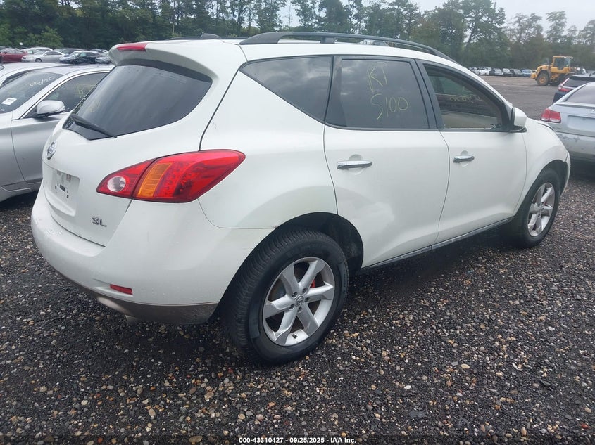 JN8AZ18U39W031068 2009 NISSAN MURANO photo no. 4