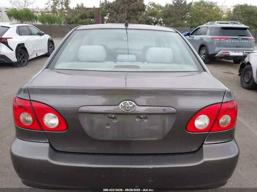 2006 Toyota Corolla Le VIN: 1NXBR32E76Z568154 Lot: 43310436