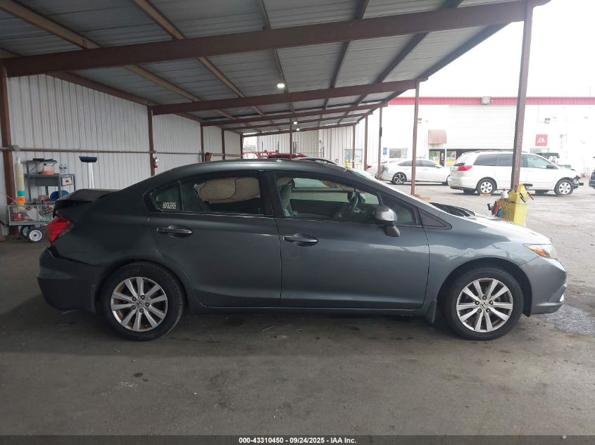 2012 Honda Civic Ex VIN: 19XFB2F85CE374788 Lot: 43310450