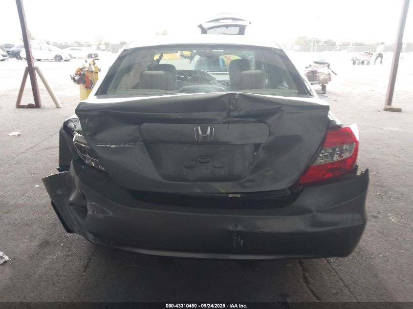 2012 Honda Civic Ex VIN: 19XFB2F85CE374788 Lot: 43310450