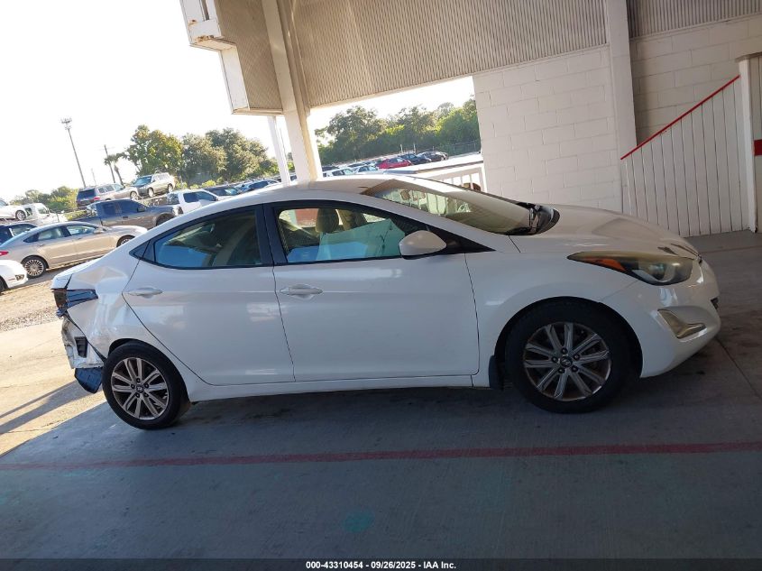 2014 Hyundai Elantra Se VIN: 5NPDH4AE2EH511120 Lot: 43310454