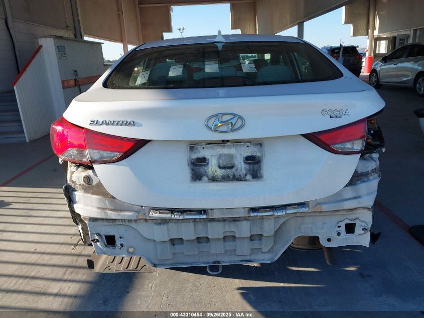 2014 Hyundai Elantra Se VIN: 5NPDH4AE2EH511120 Lot: 43310454