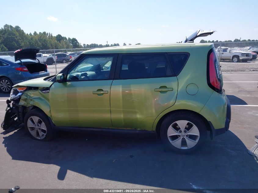 2015 Kia Soul VIN: KNDJN2A2XF7776055 Lot: 43310491