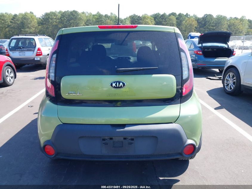 2015 Kia Soul VIN: KNDJN2A2XF7776055 Lot: 43310491