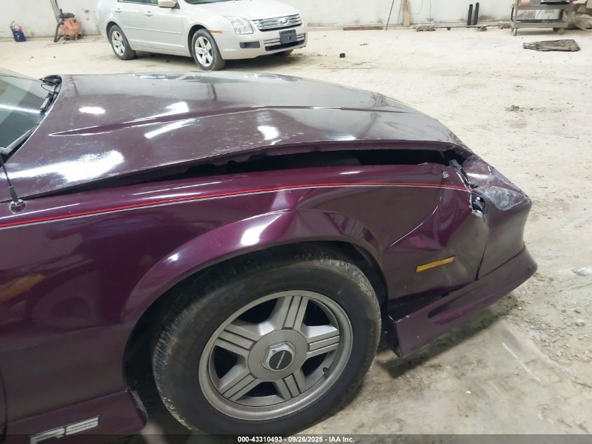 1992 Chevrolet Camaro Rs VIN: 1G1FP23E9NL132231 Lot: 43310493