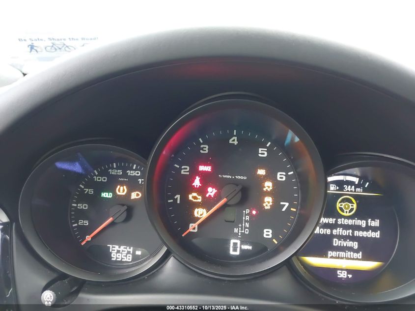 2018 Porsche Macan VIN: WP1AA2A53JLB04892 Lot: 43310552