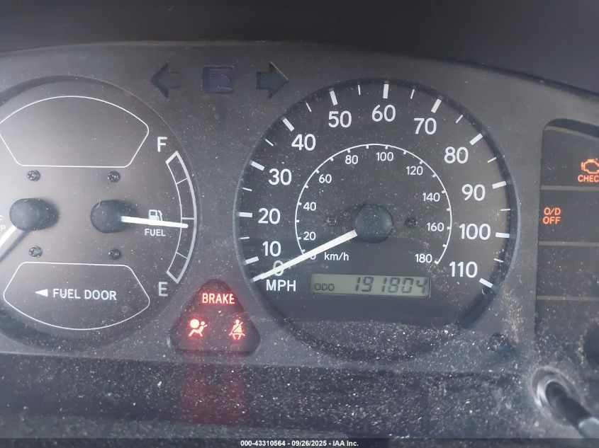 1999 Toyota Corolla Ve/Ce/Le VIN: 2T1BR12EXXC240928 Lot: 43310564