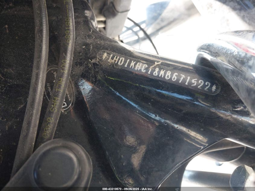 2019 Harley-Davidson Fltrx VIN: 1HD1KHC18KB671522 Lot: 43310570