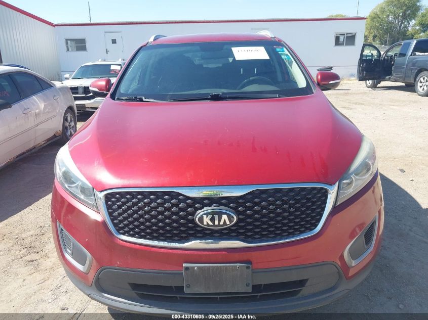 2016 Kia Sorento 3.3L Lx VIN: 5XYPGDA57GG090618 Lot: 43310605