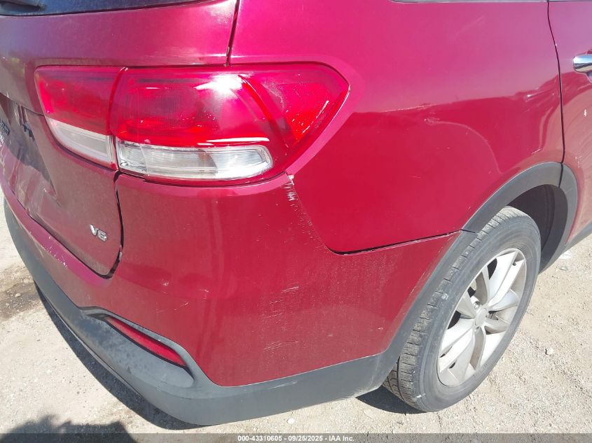 2016 Kia Sorento 3.3L Lx VIN: 5XYPGDA57GG090618 Lot: 43310605