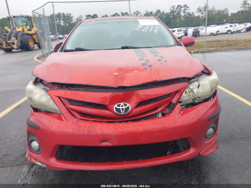 2012 Toyota Corolla S VIN: 5YFBU4EE4CP030475 Lot: 43310610