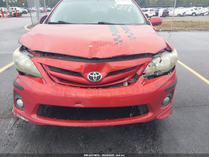 2012 Toyota Corolla S VIN: 5YFBU4EE4CP030475 Lot: 43310610