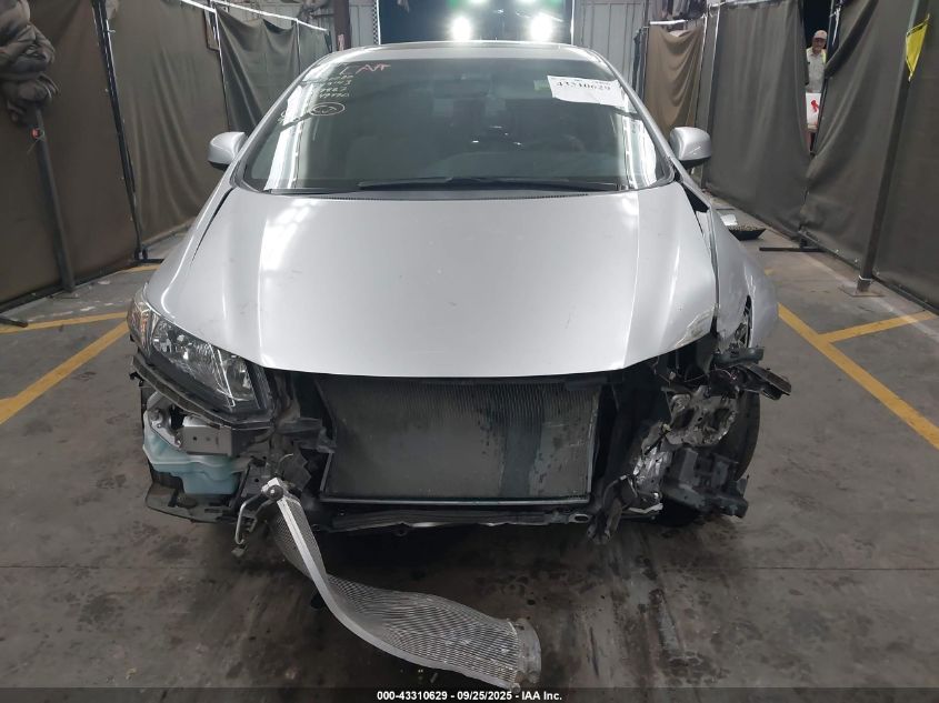 2013 Honda Civic Ex VIN: 19XFB2F82DE072280 Lot: 43310629