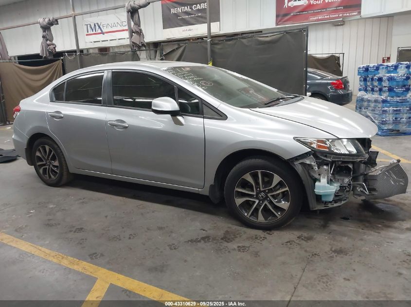 2013 Honda Civic Ex VIN: 19XFB2F82DE072280 Lot: 43310629