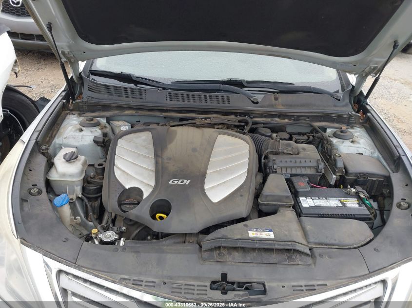 2013 Hyundai Azera VIN: KMHFH4JG9DA247602 Lot: 43310653