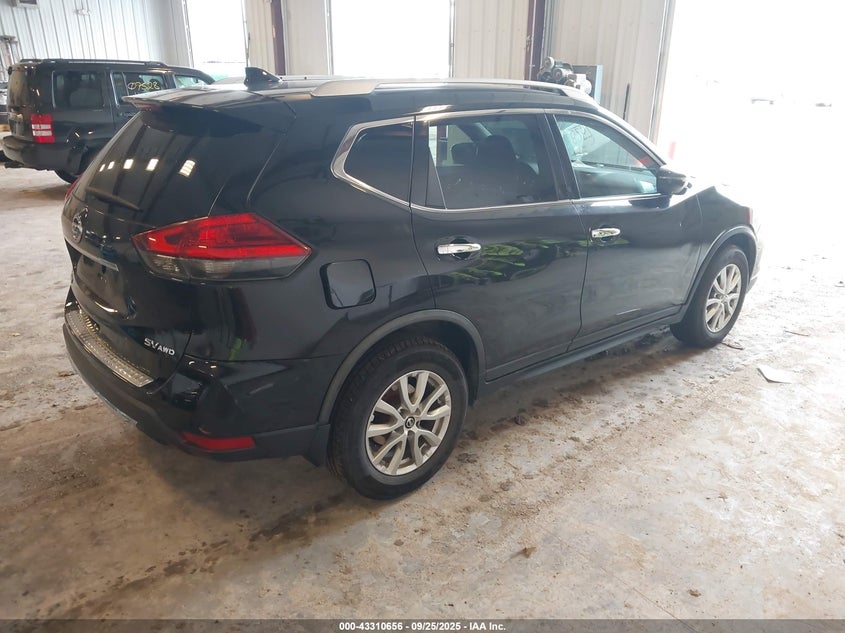 2017 Nissan Rogue 2.5 Sv Black Lot 111043310656 Vin KNMAT2MV8HP587418