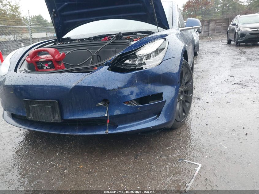 2018 Tesla Model 3 Long Range/Mid Range VIN: 5YJ3E1EAXJF016960 Lot: 43310718