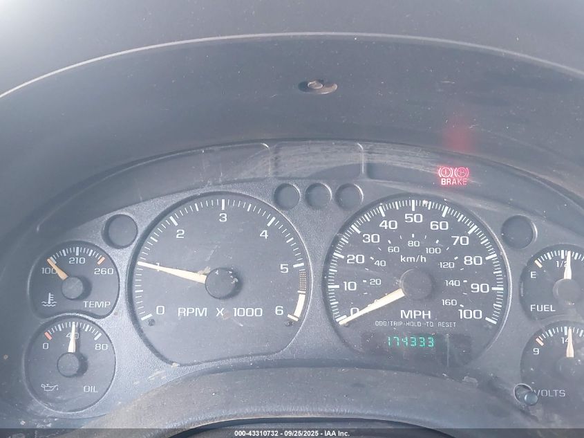 2002 GMC Sonoma Sls VIN: 1GTCT19W328116153 Lot: 43310732