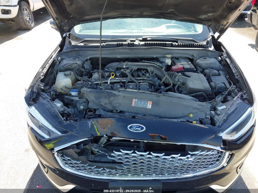 2020 Ford Fusion Titanium VIN: 3FA6P0D98LR130830 Lot: 43310733