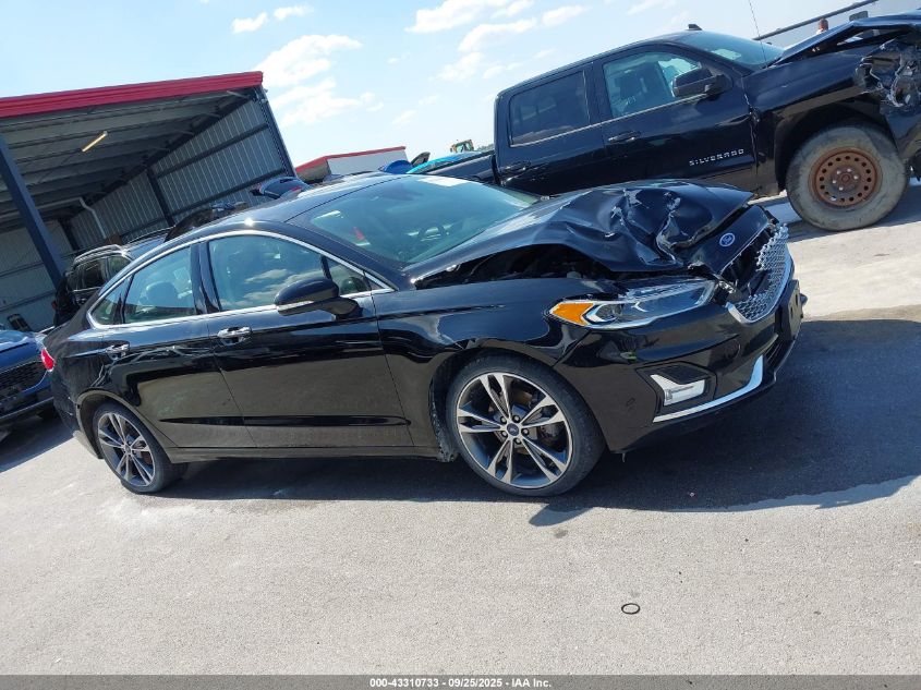 2020 Ford Fusion Titanium VIN: 3FA6P0D98LR130830 Lot: 43310733