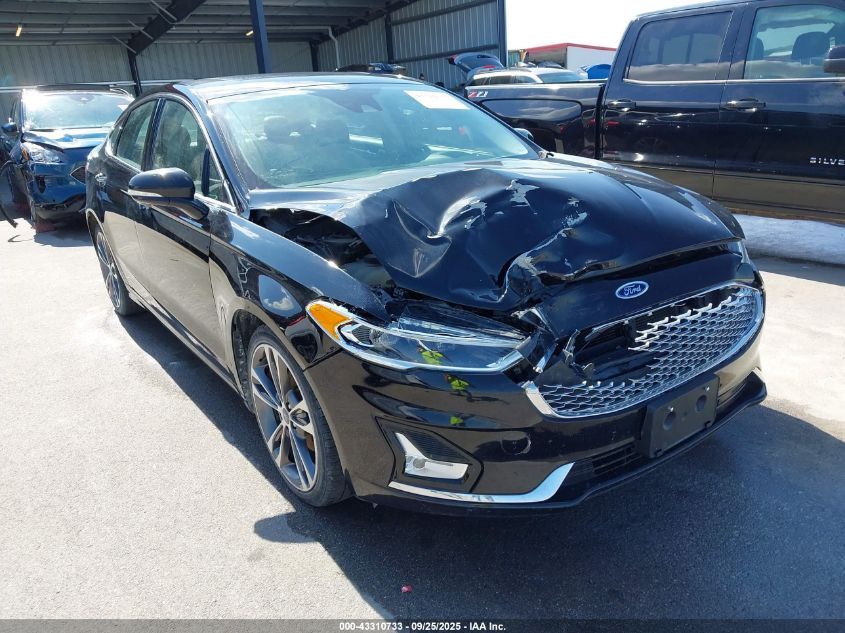 2020 Ford Fusion Titanium VIN: 3FA6P0D98LR130830 Lot: 43310733