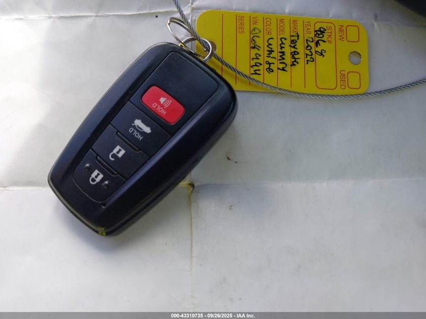 2022 Toyota Camry Se Awd VIN: 4T1T11BKXNU068994 Lot: 43310735