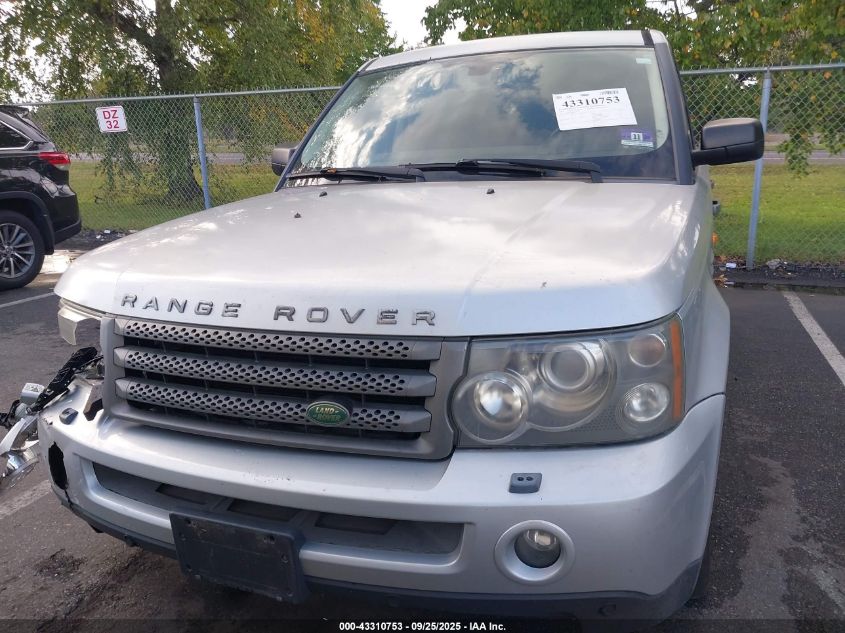 2008 Land Rover Range Rover Sport Hse VIN: SALSF25448A131087 Lot: 43310753