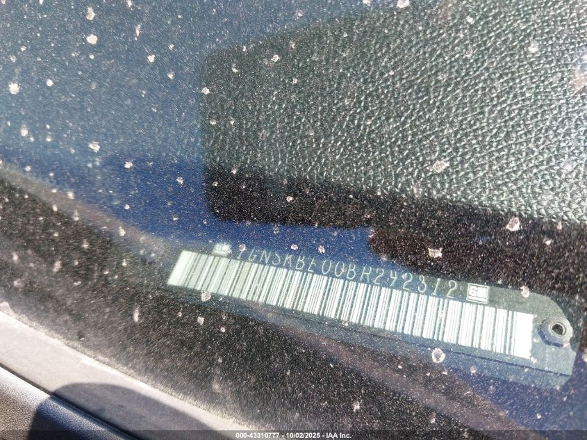 2011 Chevrolet Tahoe Lt VIN: 1GNSKBE00BR292312 Lot: 43310777